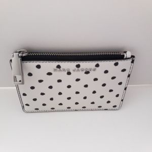 Marc Jacobs Daily Top Zip Polka Dot Wallet